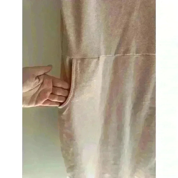 Synergy Pink Organic Clothing French Terry Matinee Dress Medium GOTS Certified - Picture 4 of 6